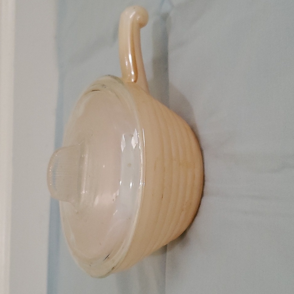 Fire King Peach Luster Beehive Ovenware